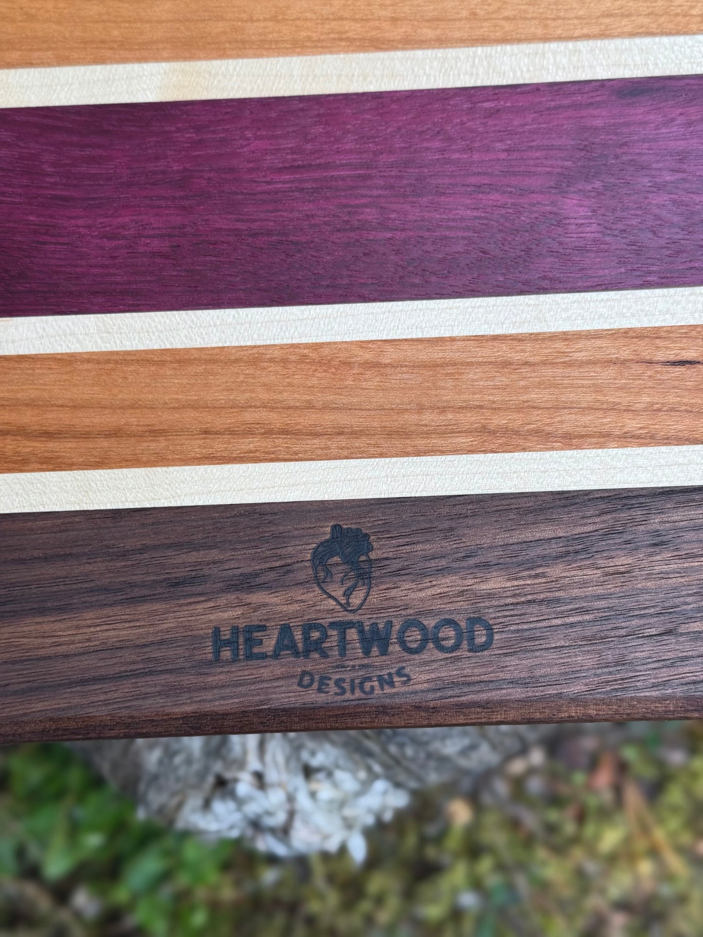 Handmade Purpleheart cutting board
