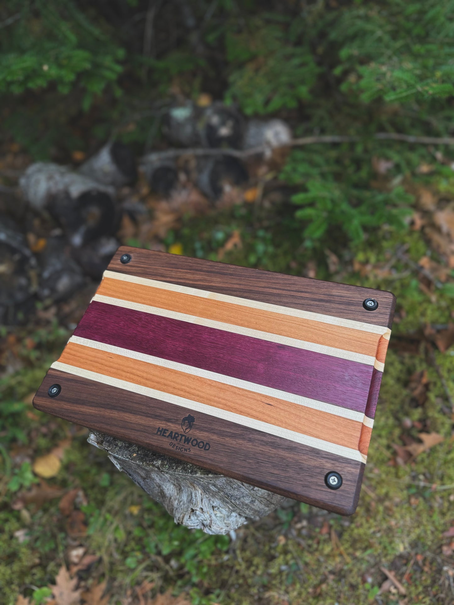 Handmade Purpleheart cutting board