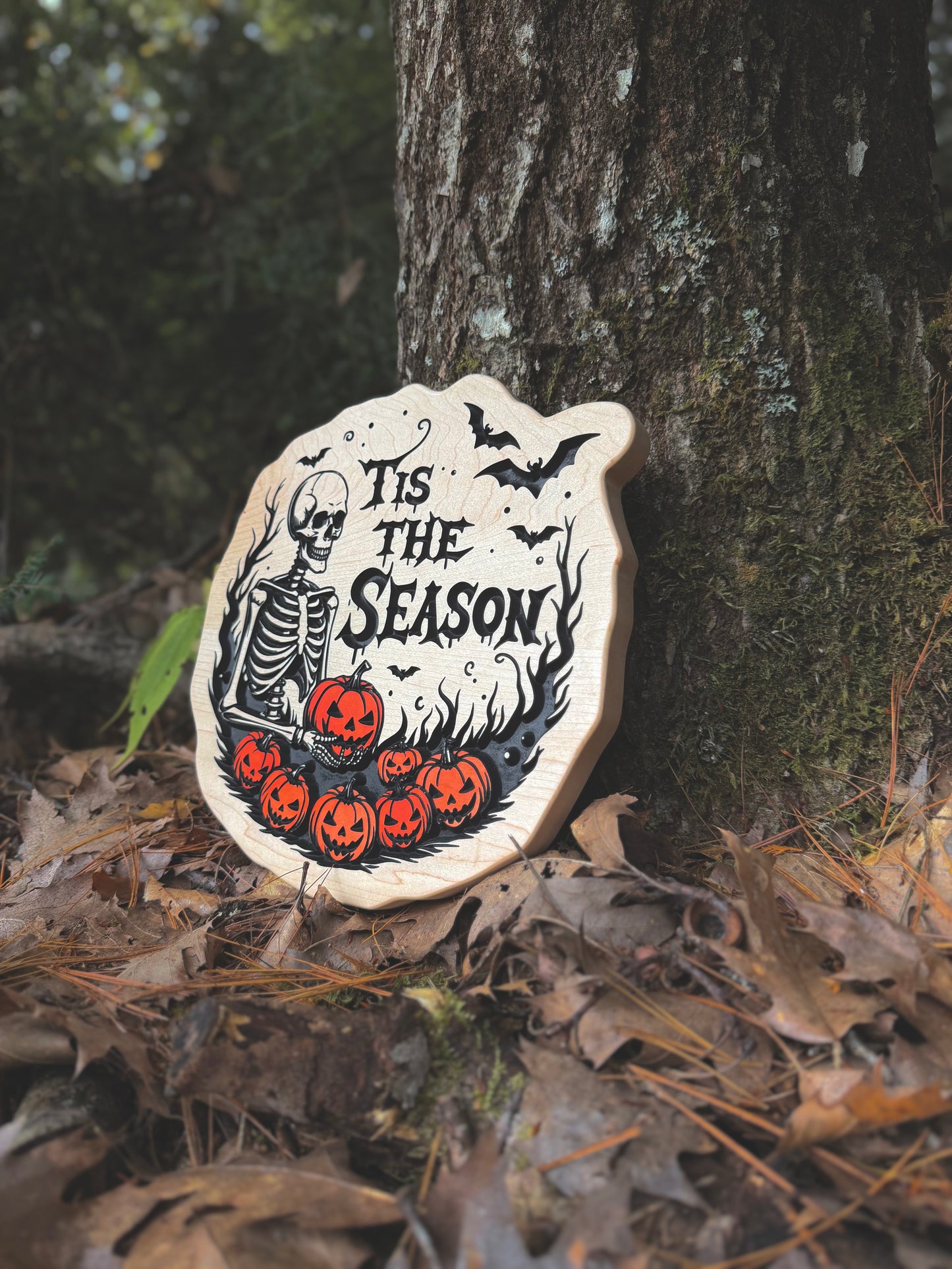 Tis The Season Halloween Sign