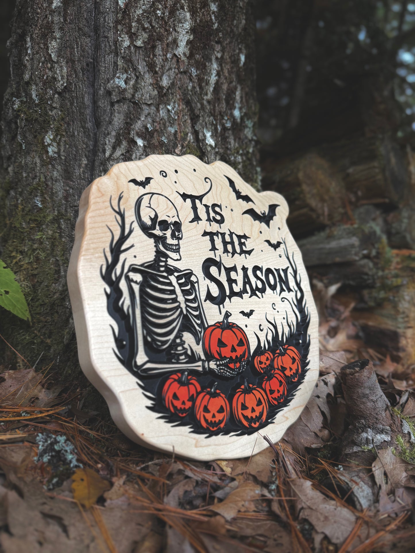 Tis The Season Halloween Sign